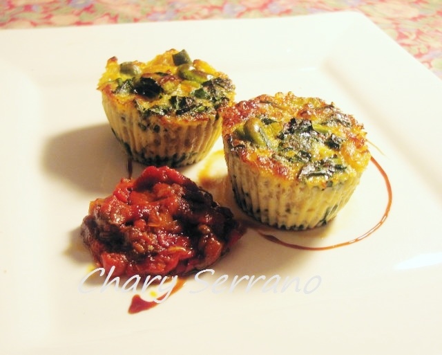 FLANES DE VERDURAS AL PEDRO XIMENEZ