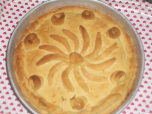 empanada de ibéricos y berenjenas