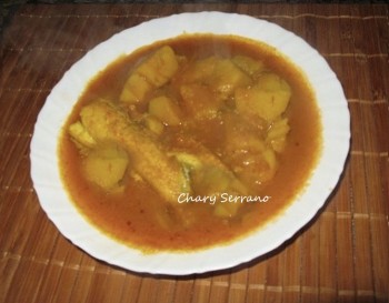 GUISO DE PATATAS Y BACALAO