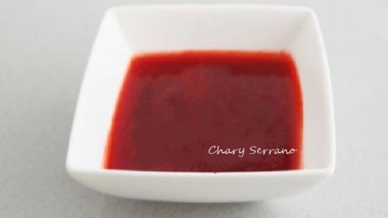 ELABORACIÓN DE COULIS DE FRESAS