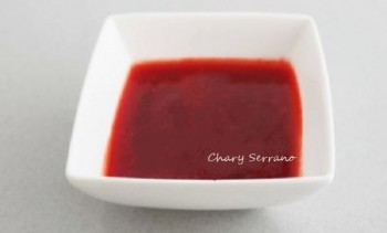 Coulis de fresas y otras frutas. Tutorial.