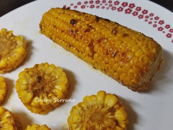 MAZORCAS DE MAÍZ CON AJO Y PIMENTÓN