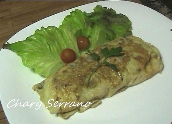 Tortilla de tomates secos y queso