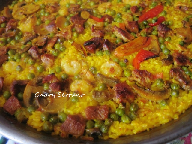 Paella al horno