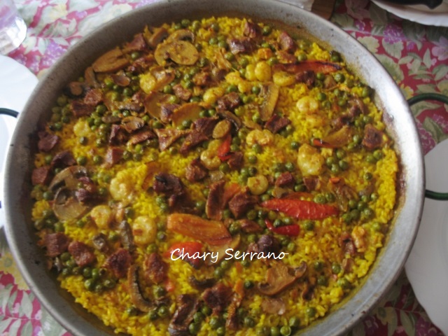 Paella al horno