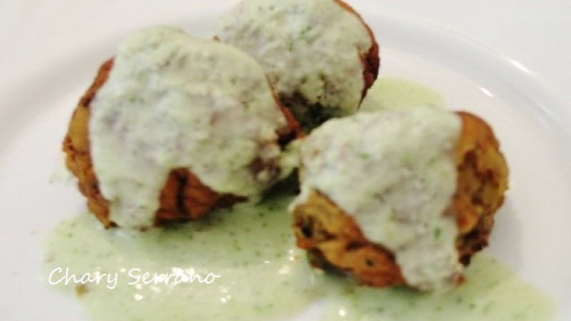 FALAFEL DE GARBANZOS CON TZATZIKI