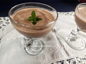 2 recetas de batido y sorbete de plátano con chocolate, muy fáciles