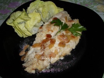 FILETES DE MERO CON AJOS Y CEBOLLA