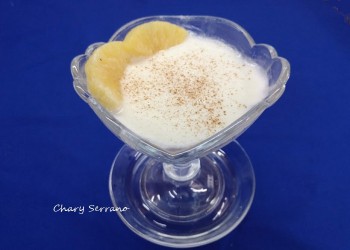 MOUSSE DE YOGUR Y PIÑA, sin azúcar, sin grasa