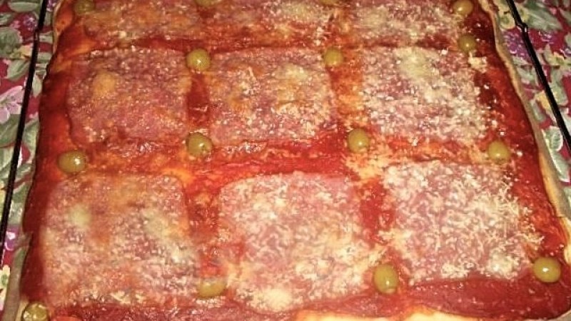 PIZZA DE YORK Y QUESO