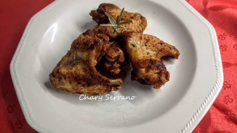 ALITAS DE POLLO EN ADOBO DE VINO