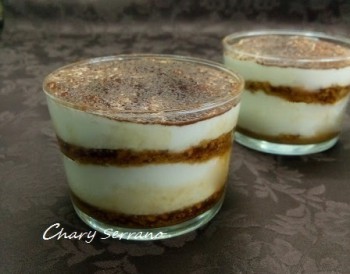 VASITOS DE TIRAMISÚ LIGERO, sin azúcar