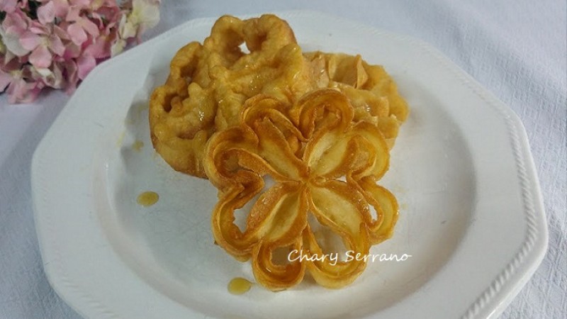 FLORES DE SARTÉN, mi versión con menos calorías