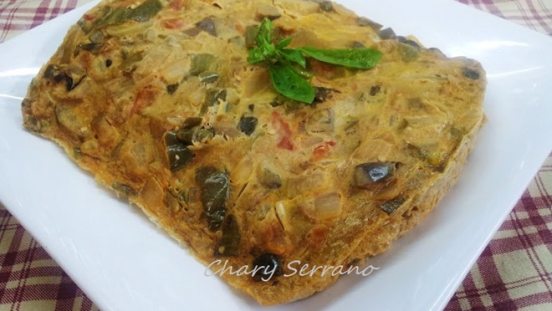 PASTEL DE HORTALIZAS Y JAMÓN SERRANO