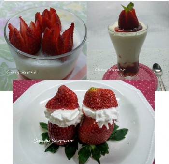 DECORACIONES CON FRESAS