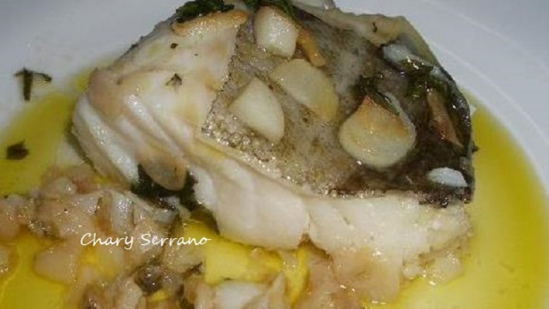 BACALAO CONFITADO AL AJO