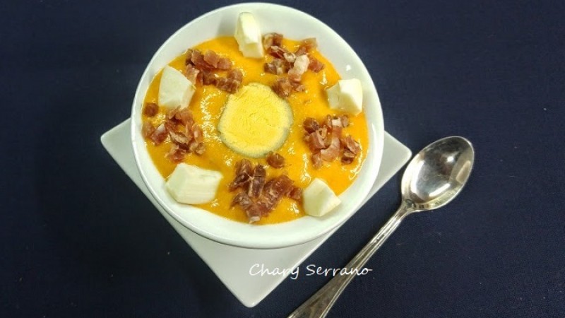 Nueva receta de salmorejo cordobés. Salmorejo Dietético