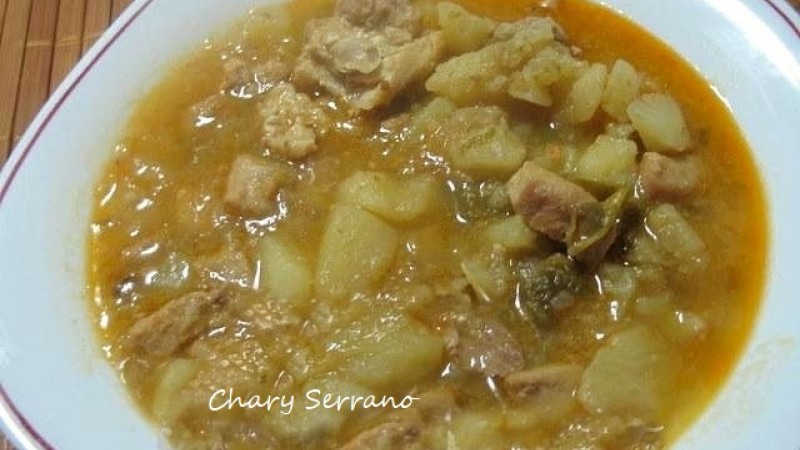 PATATAS GUISADAS CON PEZ DE ESPADA