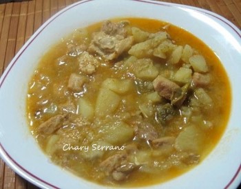 PATATAS GUISADAS CON PEZ DE ESPADA