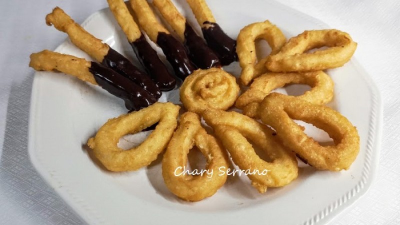 Churros de patata y con patata - 2 recetas