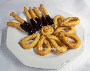 Churros de patata y con patata - 2 recetas