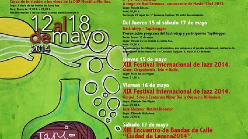 HOY COMIENZA EL GASTROTRYP TAPIBLOGGER DE LUCENA #tapijazzlucena