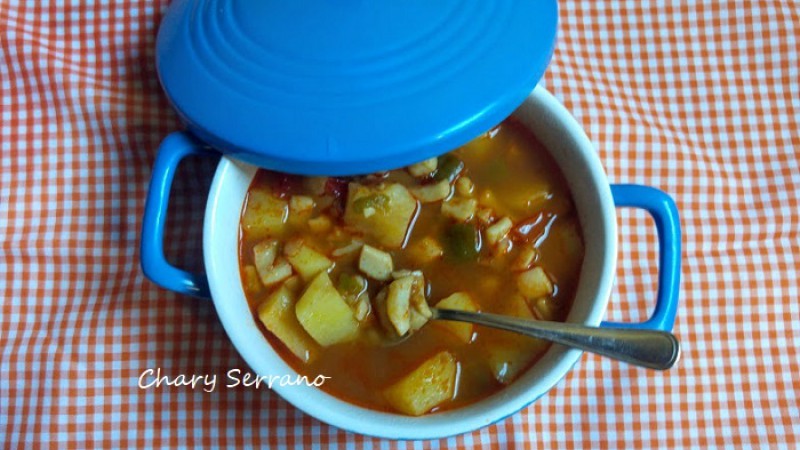 GUISO DE POTA CON PATATAS