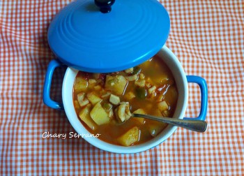 GUISO DE POTA CON PATATAS