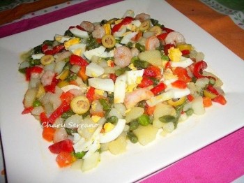 ENSALADILLA DE GAMBAS AL AJILLO