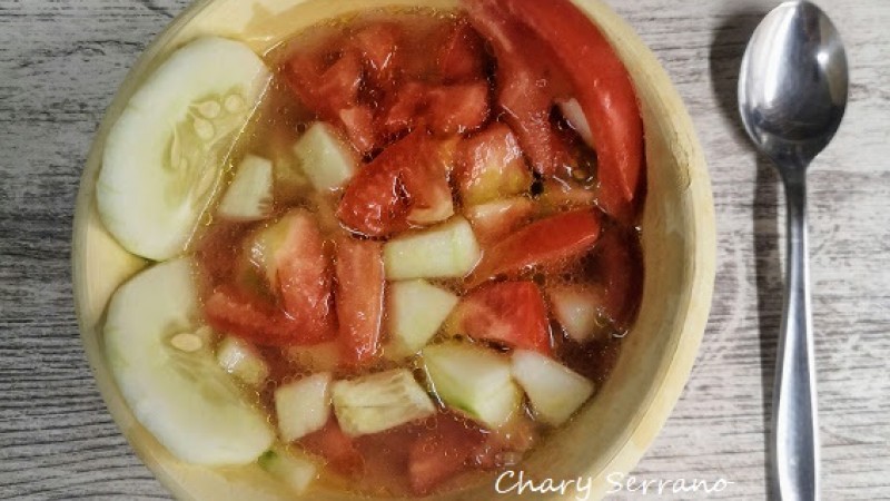 Gazpacho de jeringuilla de Santaella