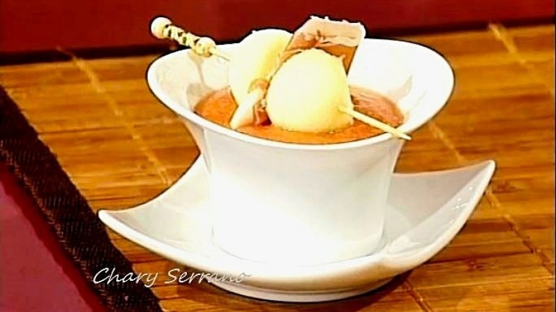 SALMOREJO DE MANZANA Y TOMATE, mi intervención en PTV Córdoba