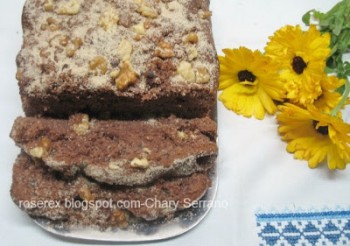 CAKE INTEGRAL DE CHOCOLATE Y NUECES