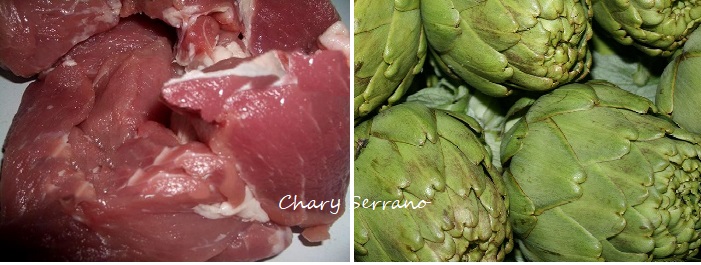 Estofado de cedo con alcachofas