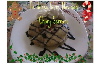 Tortitas con chocolate y frutas del bosque