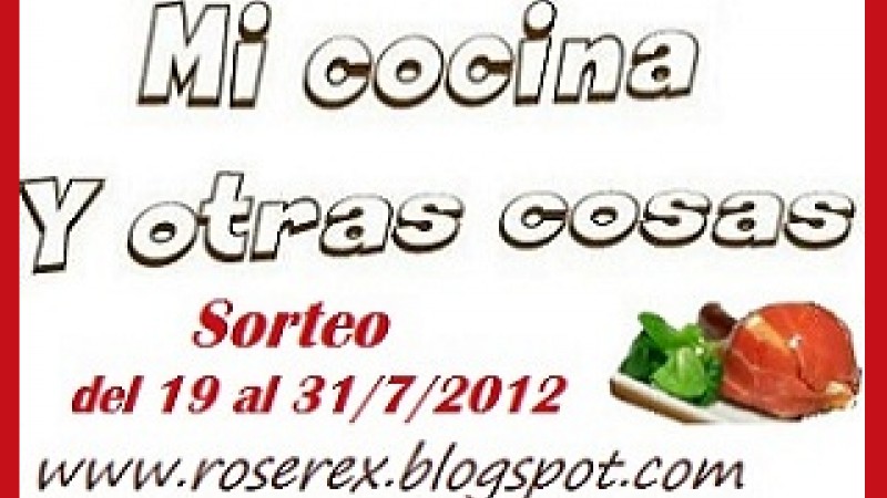PRIMER SORTEO DEL BLOG