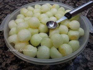POSTRE DE MELÓN, SANDÍA Y YOGUR, LIGHT
