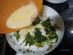 COLLEJAS EN REVUELTO, CON CEBOLLA Y JAMÓN