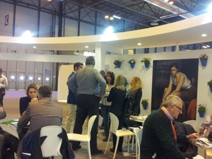 Las Denominaciones de origen cordobesas estuvieron presentes y no podían faltar las degustaciones diarias de jamón ibérico puro 100% bellota de Hinojosa del Duque y de vinos de Montilla-Moriles