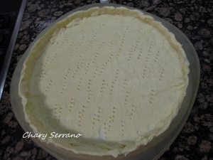 QUICHE DE BRÓCOLI, JAMÓN Y TOMATITOS