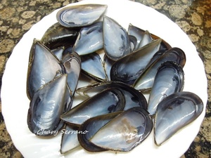 MEJILLONES TIGRE, CON GAMBAS