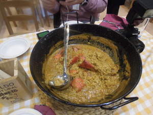 ARROZ NEGRO MUY RÁPIDO, CON ALLIOLI 