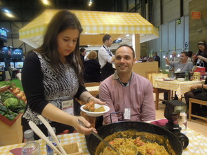 ARROZ NEGRO MUY RÁPIDO, CON ALLIOLI 