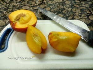 ENSALADA DE MELOCOTÓN Y MANZANA
