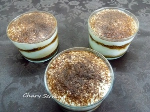 VASITOS DE TIRAMISÚ LIGERO (con menos calorías)