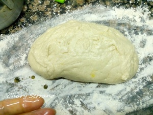 PIZZA CON CHAMPIÑONES Y PAVO