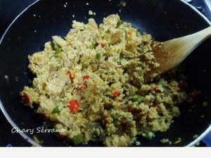 COUS COUS AL CURRY CON HORTALIZASY POLLO