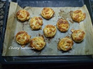 HOJALDRITOS DE PAVO Y QUESOS