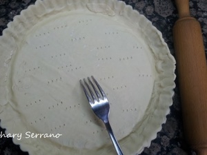 PASTEL FINO CON CREMA Y MANZANA