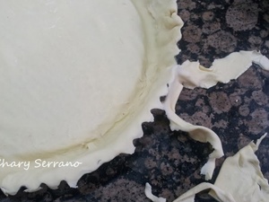 PASTEL FINO CON CREMA Y MANZANA