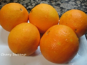 TIRITAS DE NARANJAS CONFITADAS, Y CON CHOCOLATE